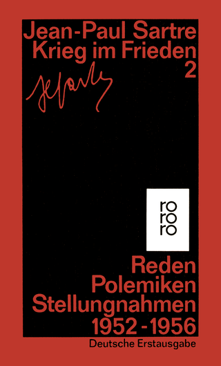 Buchcover von Krieg im Frieden: Reden, Polemiken, Stellungnahmen 1952 - 1956
