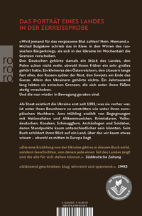Zusatzmaterial 9783499631566 U4 von Schwarze Erde: Eine Reise durch die Ukraine von Jens Mühling