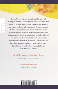 Zusatzmaterial 9783499018046 U4 von Heimkehr von Toni Morrison