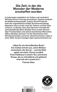 Zusatzmaterial 9783498002367 U4 von Mary Shelleys Zimmer: Als 1816 ein Vulkan die Welt verdunkelte von Timo Feldhaus
