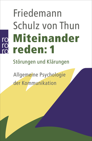 Buchcover von Miteinander reden 1: Störungen und Klärungen: Allgemeine Psychologie der Kommunikation