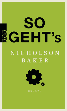 Buchcover von So geht's von Nicholson Baker
