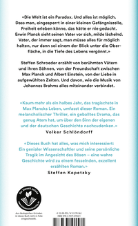 Zusatzmaterial 9783737101561 U4 von Planck oder Als das Licht seine Leichtigkeit verlor von Steffen Schroeder