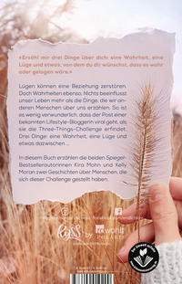 Zusatzmaterial 9783499010200 U4 von Because It's True − Tausend Momente und ein einziges Versprechen von Kira Mohn, Kelly Moran