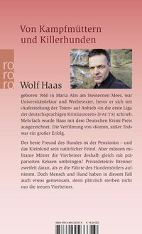 Zusatzmaterial 9783499233319 U4 von Wie die Tiere von Wolf Haas