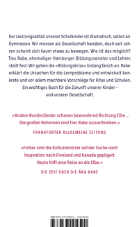 Zusatzmaterial 9783737102520 U4 von Endlich mal anfangen: Was Kinder und Schulen wirklich brauchen, um Bildung zu sichern von Ties Rabe