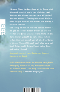 Zusatzmaterial 9783499016684 U4 von Mädchenmeute von Kirsten Fuchs