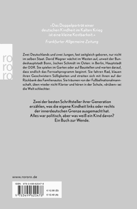 Zusatzmaterial 9783499620478 U4 von Drüben und drüben: Zwei deutsche Kindheiten von Jochen Schmidt, David Wagner