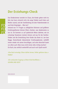 Zusatzmaterial 9783499624902 U4 von Erziehung: Die 111 häufigsten Fragen und Antworten von Jan-Uwe Rogge, Katja Mittnacht