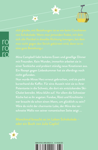 Zusatzmaterial 9783499006319 U4 von Das kleine Chalet in der Schweiz von Julie Caplin