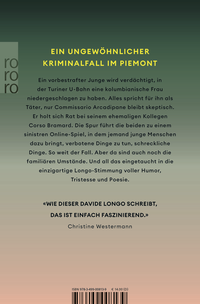 Zusatzmaterial 9783499008139 U4 von Schlichte Wut von Davide Longo