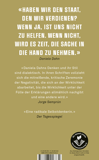 Zusatzmaterial 9783498013332 U4 von Wir sind der Staat!: Warum Volk sein nicht genügt von Daniela Dahn