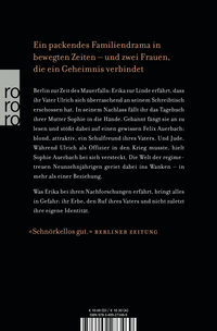 Zusatzmaterial 9783499273469 U4 von Sophies Tagebuch von Nicolas Remin