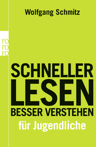 Buchcover von Schneller lesen - besser verstehen für Jugendliche