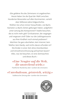 Zusatzmaterial 9783737100854 U4 von Handbuch für Zeitreisende: Von den Dinosauriern bis zum Fall der Mauer von Kathrin Passig, Aleks Scholz
