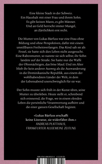 Zusatzmaterial 9783498003210 U4 von Königin der Nacht: Ein kurzes Buch über meine Mutter von Lukas Bärfuss