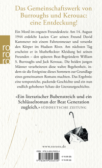 Zusatzmaterial 9783499256554 U4 von Und die Nilpferde kochten in ihren Becken von William S. Burroughs, Jack Kerouac