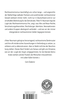 Zusatzmaterial 9783737101837 U4 von Logik der Angst: Die rechtsextreme Gefahr und ihre Wurzeln von Peter R. Neumann