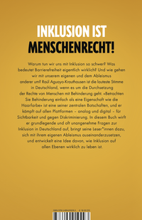 Zusatzmaterial 9783499010293 U4 von Wer Inklusion will, findet einen Weg. Wer sie nicht will, findet Ausreden. von Raúl Aguayo-Krauthausen