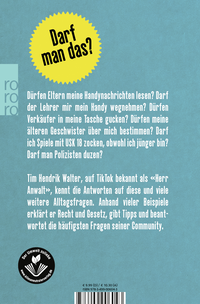 Zusatzmaterial 9783499006043 U4 von #5MinutenJura: Recht einfach erklärt von Tim Hendrik Walter