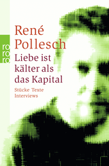 Buchcover von Liebe ist kälter als das Kapital: Stücke, Texte, Interviews von Corinna Brocher
