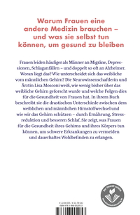 Zusatzmaterial 9783498002053 U4 von Das weibliche Gehirn: Länger leben, besser schlafen, Demenz vorbeugen - wie Frauen gesund bleiben von Dr. Lisa Mosconi