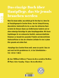 Zusatzmaterial 9783499012488 U4 von Skincare: Alles, was wir über Hautpflege wissen müssen von Caroline Hirons