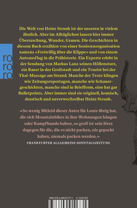 Zusatzmaterial 9783499011771 U4 von Der gelbe Elefant von Heinz Strunk