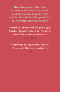 Zusatzmaterial 9783498001049 U4 von Langsame Jahre von Fernando Aramburu
