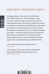 Zusatzmaterial 9783499628313 U4 von Der Amerikanische Bürgerkrieg von John Keegan