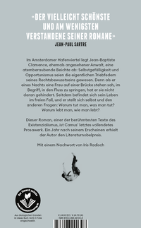 Zusatzmaterial 9783498001308 U4 von Der Fall von Albert Camus