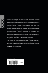 Zusatzmaterial 9783499225529 U4 von König Dame Bube von Vladimir Nabokov