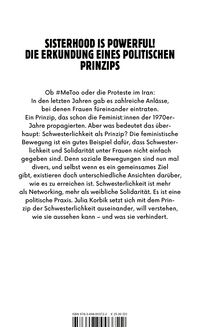 Zusatzmaterial 9783498003722 U4 von Schwestern: Die Macht des weiblichen Kollektivs von Julia Korbik