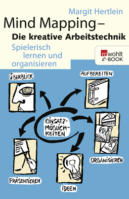 Buchcover von Mind Mapping: Die kreative Arbeitstechnik: Spielerisch lernen und organisieren von Margit Hertlein