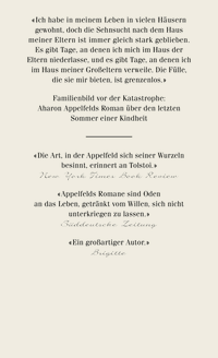 Zusatzmaterial 9783737100311 U4 von Meine Eltern von Aharon Appelfeld