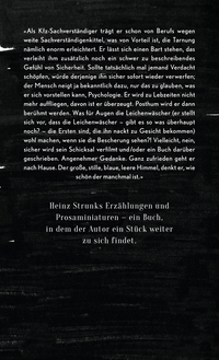 Zusatzmaterial 9783498064495 U4 von Das Teemännchen von Heinz Strunk