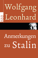 Buchcover von Anmerkungen zu Stalin von Wolfgang Leonhard