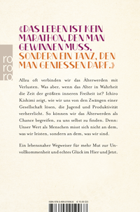 Zusatzmaterial 9783499019968 U4 von Du darfst gelassen älter werden: Vom Mut, das Leben anzunehmen, wie es ist von Ichiro Kishimi