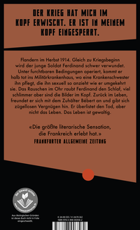 Zusatzmaterial 9783498003562 U4 von Krieg von Louis-Ferdinand Céline
