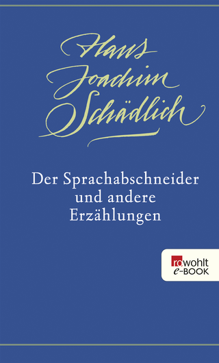 Buchcover von Der Sprachabschneider und andere Erzählungen
