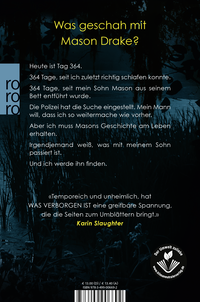 Zusatzmaterial 9783499006692 U4 von Was verborgen ist von Stacy Willingham