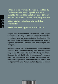 Zusatzmaterial 9783499002410 U4 von 199 Fragen an dich selbst von Michael Curse Kurth