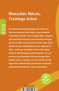 Zusatzmaterial 9783499624643 U4 von Impulse für Führung und Training